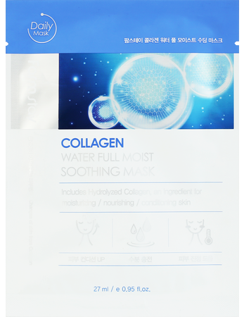 FarmStay Collagen Water Full Moist Soothing Mask, 27ml