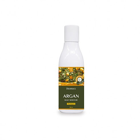 Deoproce Шампунь для волос Argan Silky Moisture Shampoo, с аргановым маслом, 200 мл.