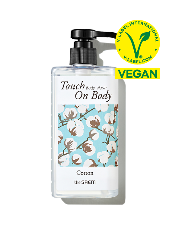 The Saem Гель для душа с экстрактом семян хлопка Touch On Body Cotton Body Wash, 300 мл.