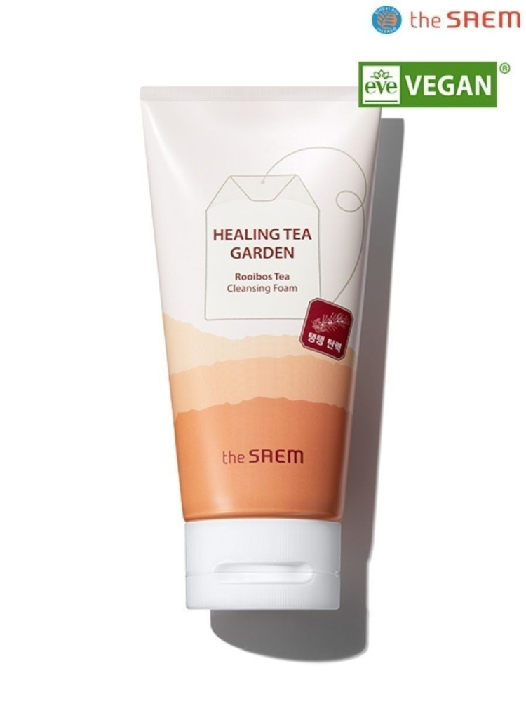 The Saem Пенка Healing Tea Garden Rooibos Tea Cleansing Foam, 150 мл.