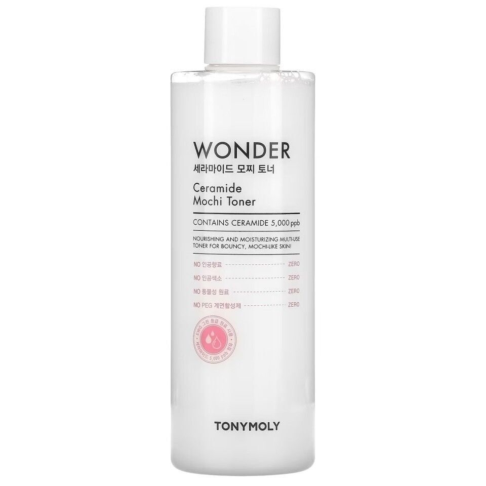 Tonymoly WONDER CERAMIDE MOCHI TONER Питательный и увлажняющий тонер с керамидами 500мл