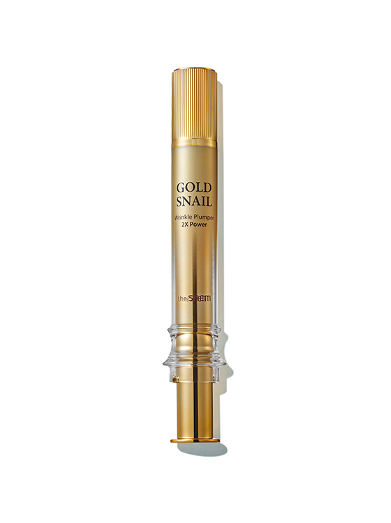 The Saem Средство для заполнения морщин Gold Snail Wrinkle Plumper 2X Power с экстрактом улитки, золота и EGF комплексом, 12 мл.