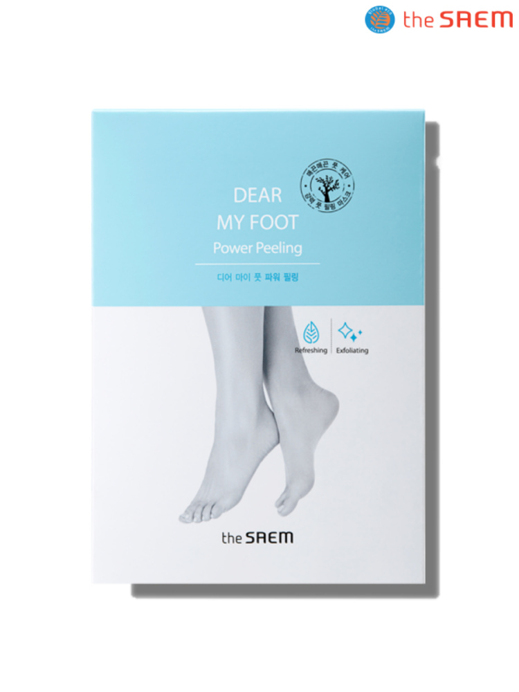 The Saem Пилинг для ног Dear My Foot Power Peeling, 2 шт. по 40 мл.
