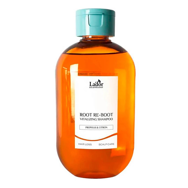 Lador Шампунь для волос для нормальной кожи головы Root RE-BOOT Vitalizing Shampoo (PROPOLIS & CITRON) 50 мл.
