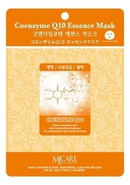 Тканевая маска для лица Mijin MJ Care Coenzyme Q10 Essence Mask с коэнзимом, 23 гр.