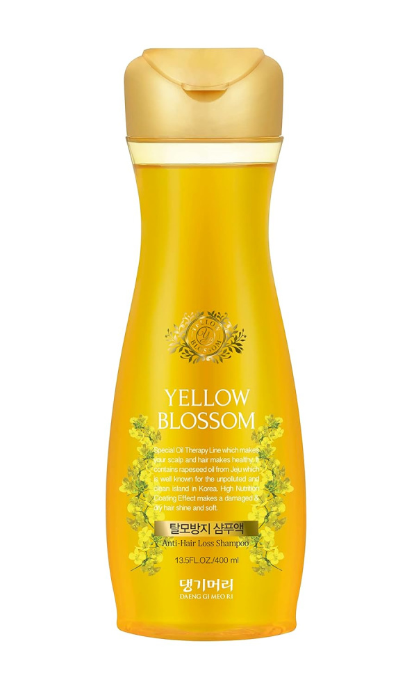 Daeng Gi Meo Ri Шампунь против выпадения волос с рапсовым маслом Yellow Blossom Anti-Hair Loss Shampoo, 400 мл.