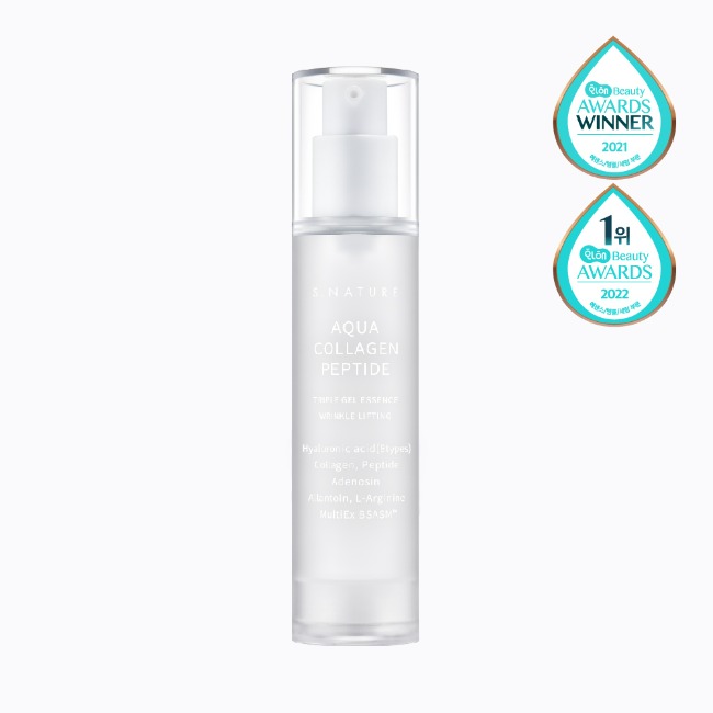 S.Nature Антивозрастная эссенция для лица с коллагеном и пептидами Aqua Collagen Peptide Triple Gel Essence, 50 мл.