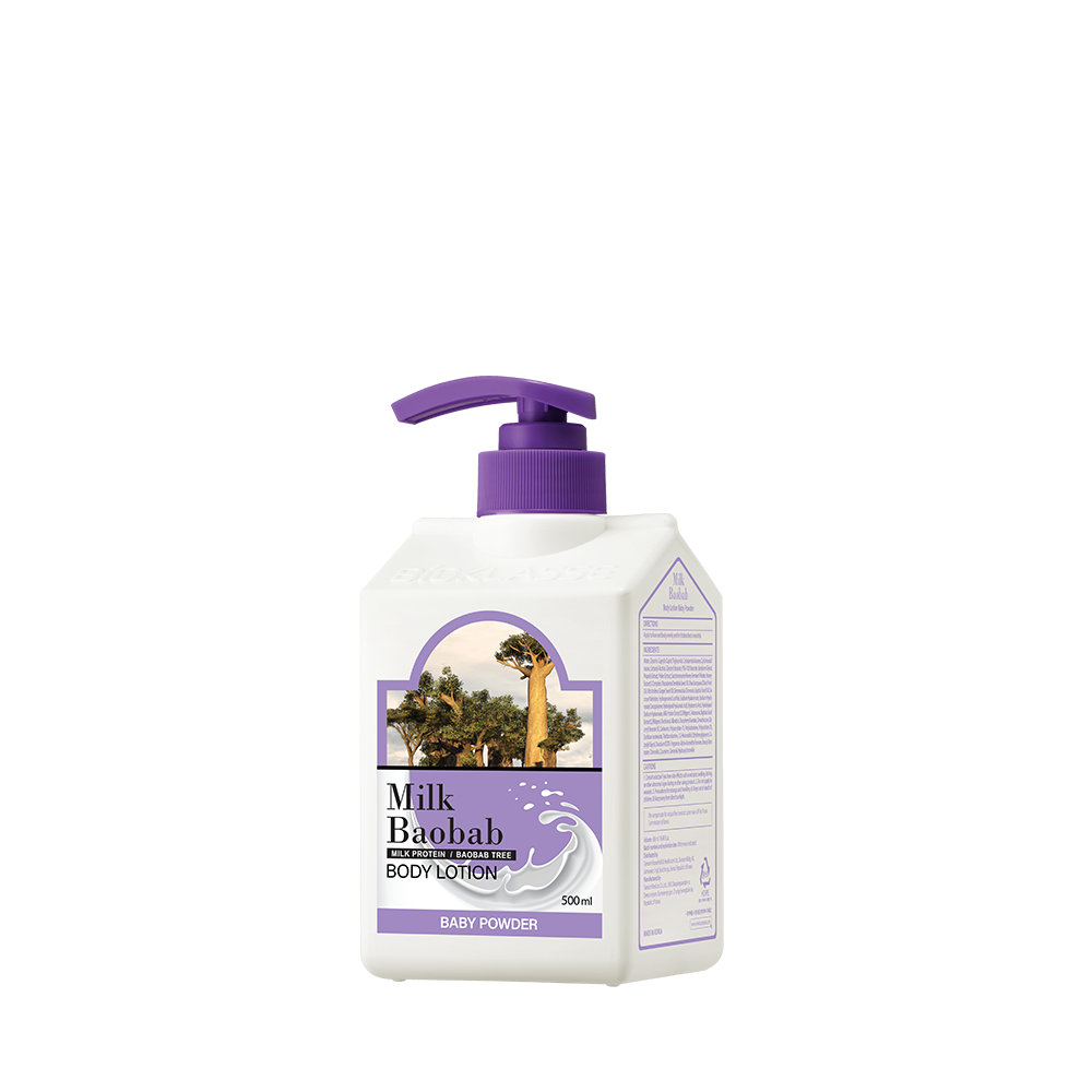 MilkBaobab Лосьон Original Body Lotion Baby Powder, 500 мл.
