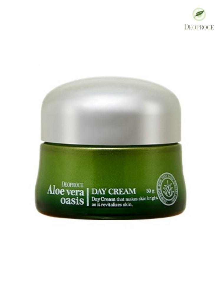Deoproce Дневной крем для лица Aloe Vera Oasis Day Cream, 50 гр.