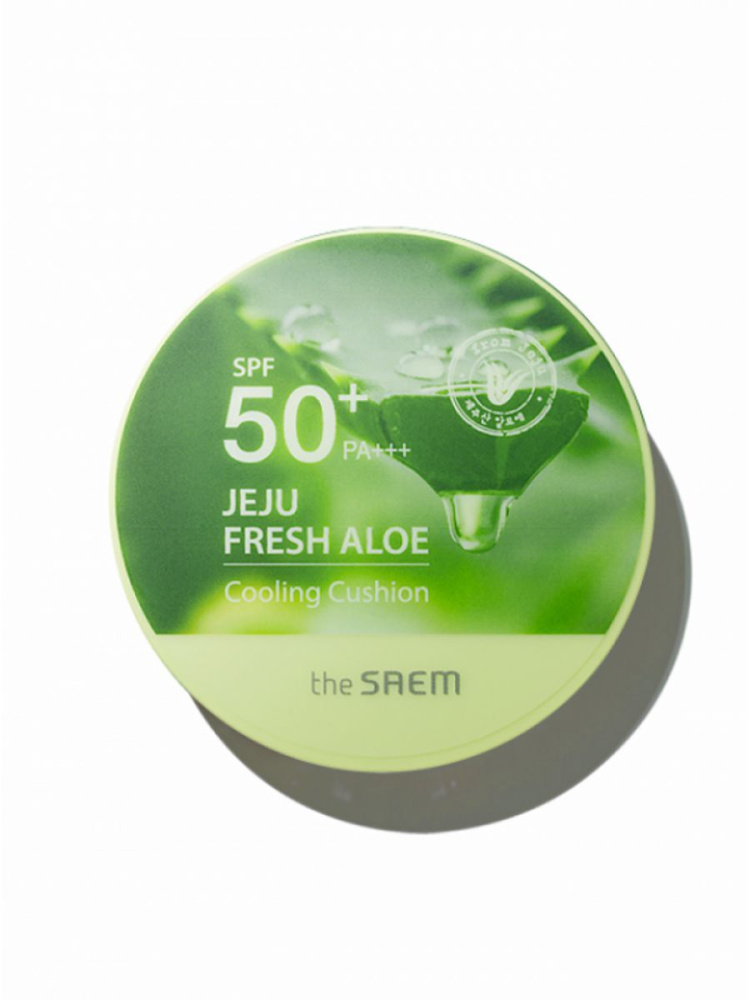 The Saem Крем Jeju Fresh Aloe Cooling Cushion Natural Baige SPF 50+PA+++