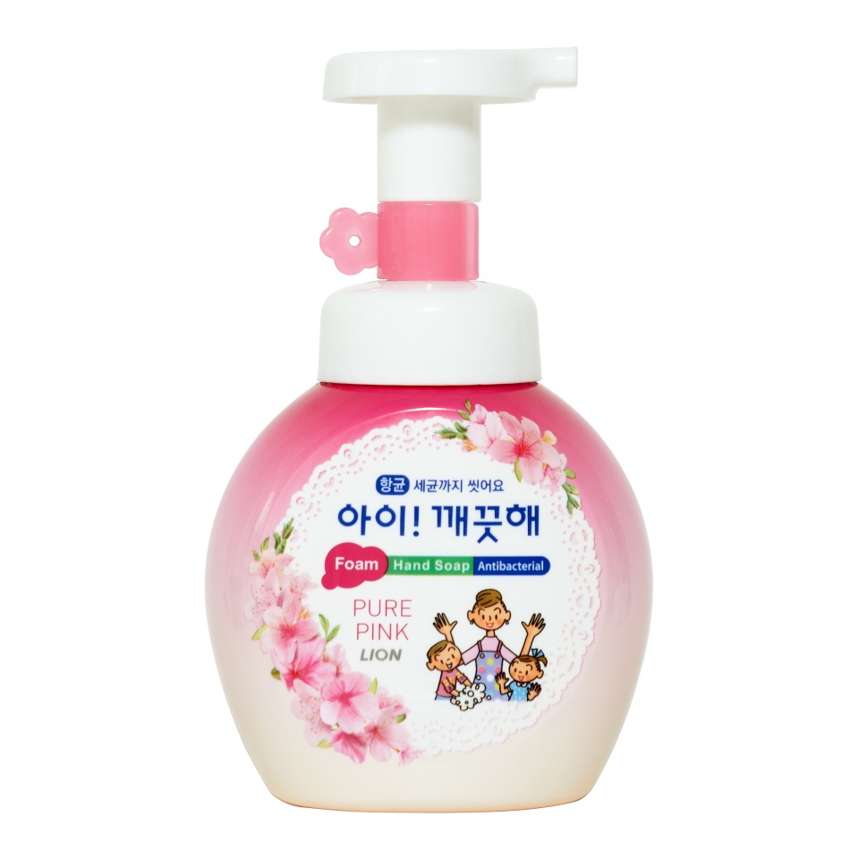 Lion Ai kekute Foam handsoap pure pink 250 мл. Жидкое пенное мыло для рук (цветочный букет)